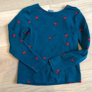Hanna Andersson Apple Shirt Size 120